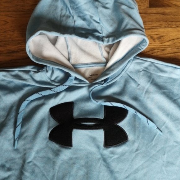 Under Armour Blue Fleece Chenille Logo Small New - Picture 4 of 8